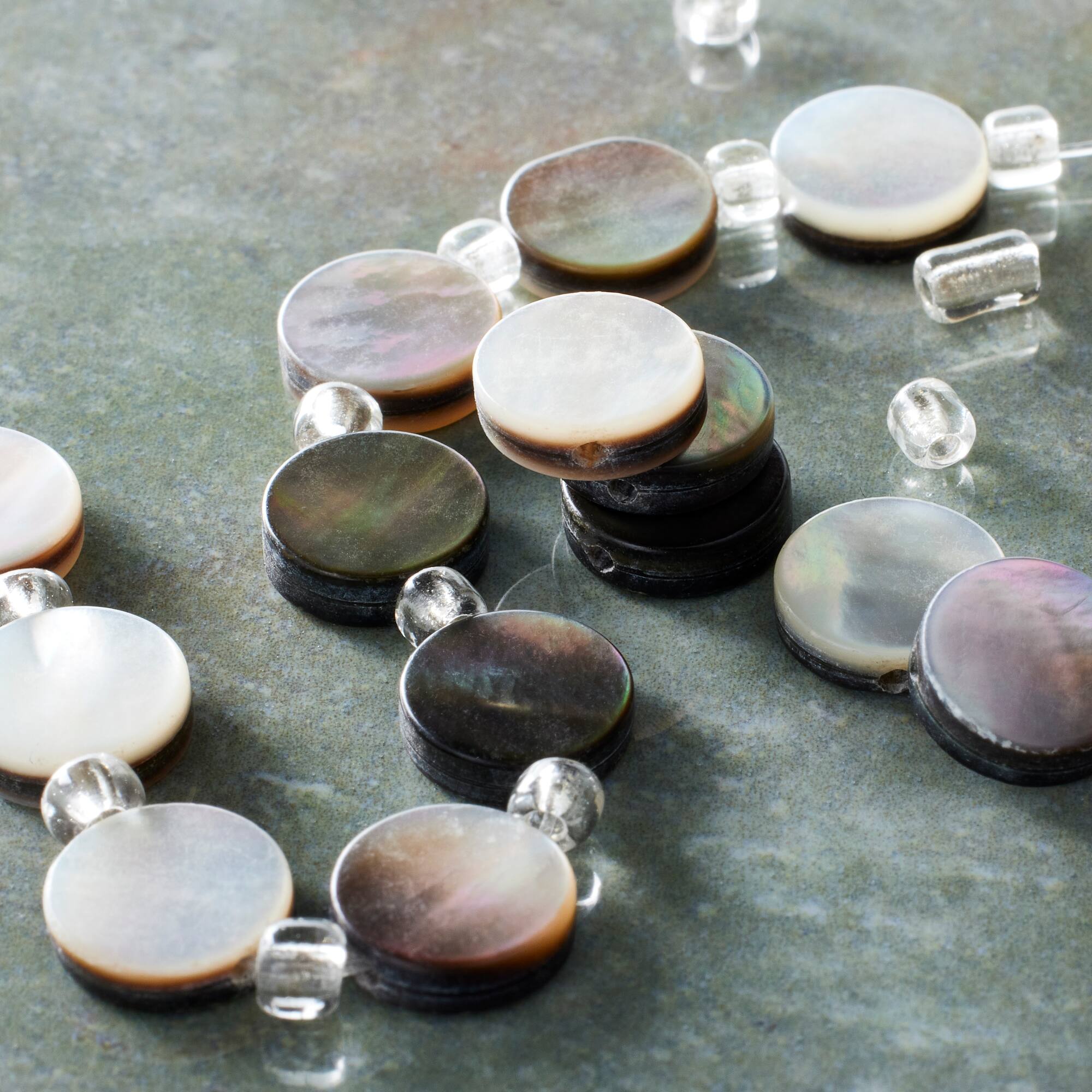 Disc Shell Beads, 10mm by Bead Landing™